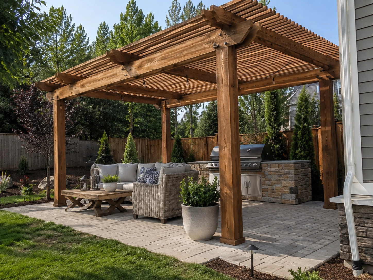 Custom Pergola Build — Culver City, CA