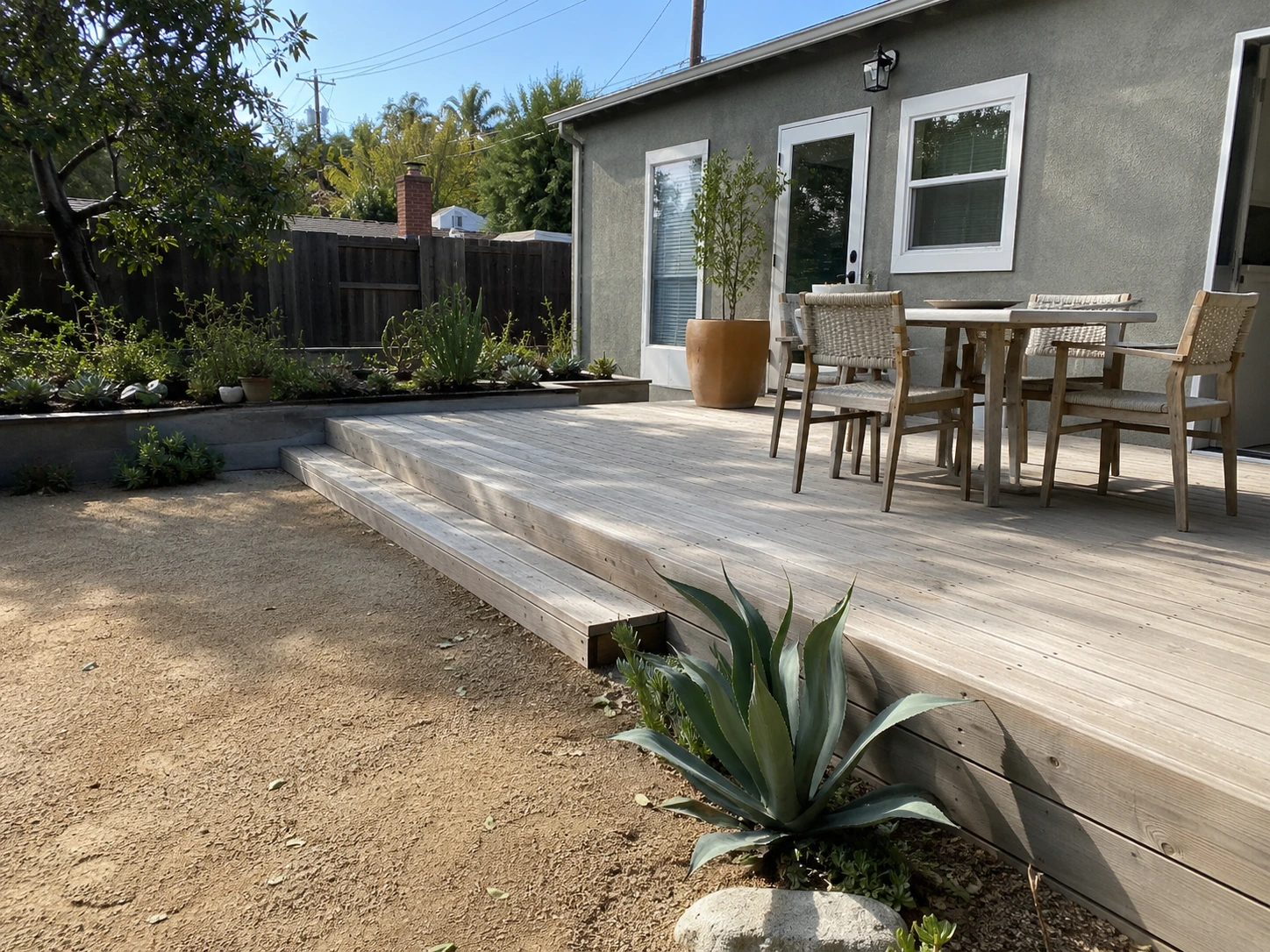 Raised Patio Deck — Manhattan Beach, CA