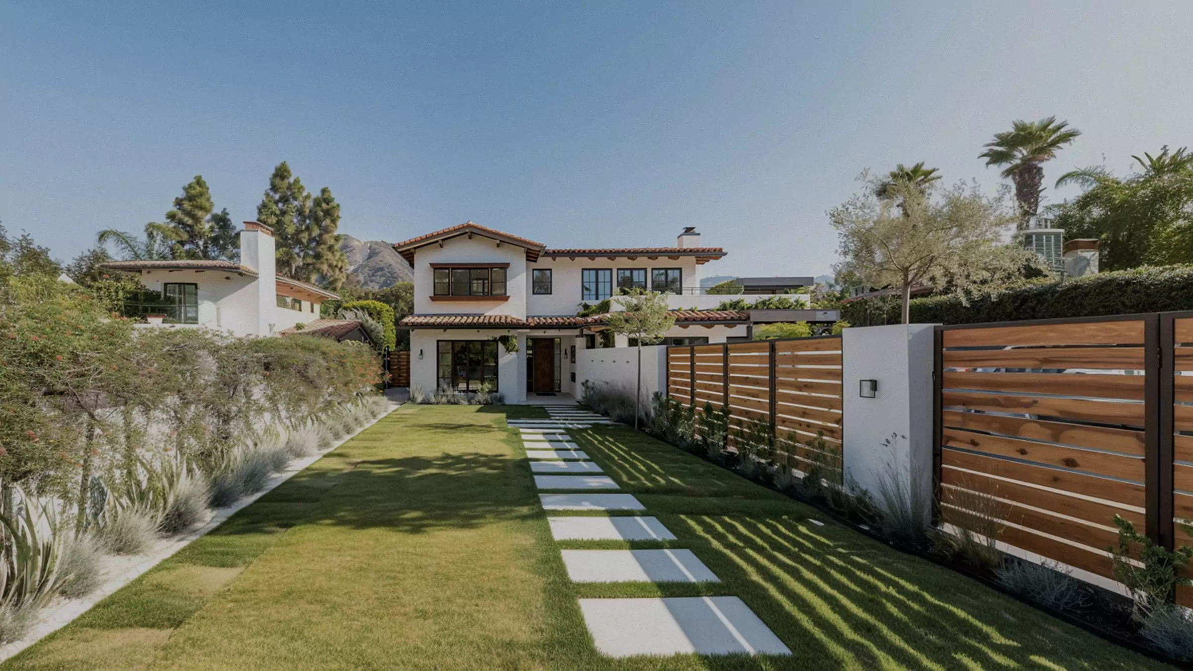 Modern Horizontal Fence — El Segundo, CA