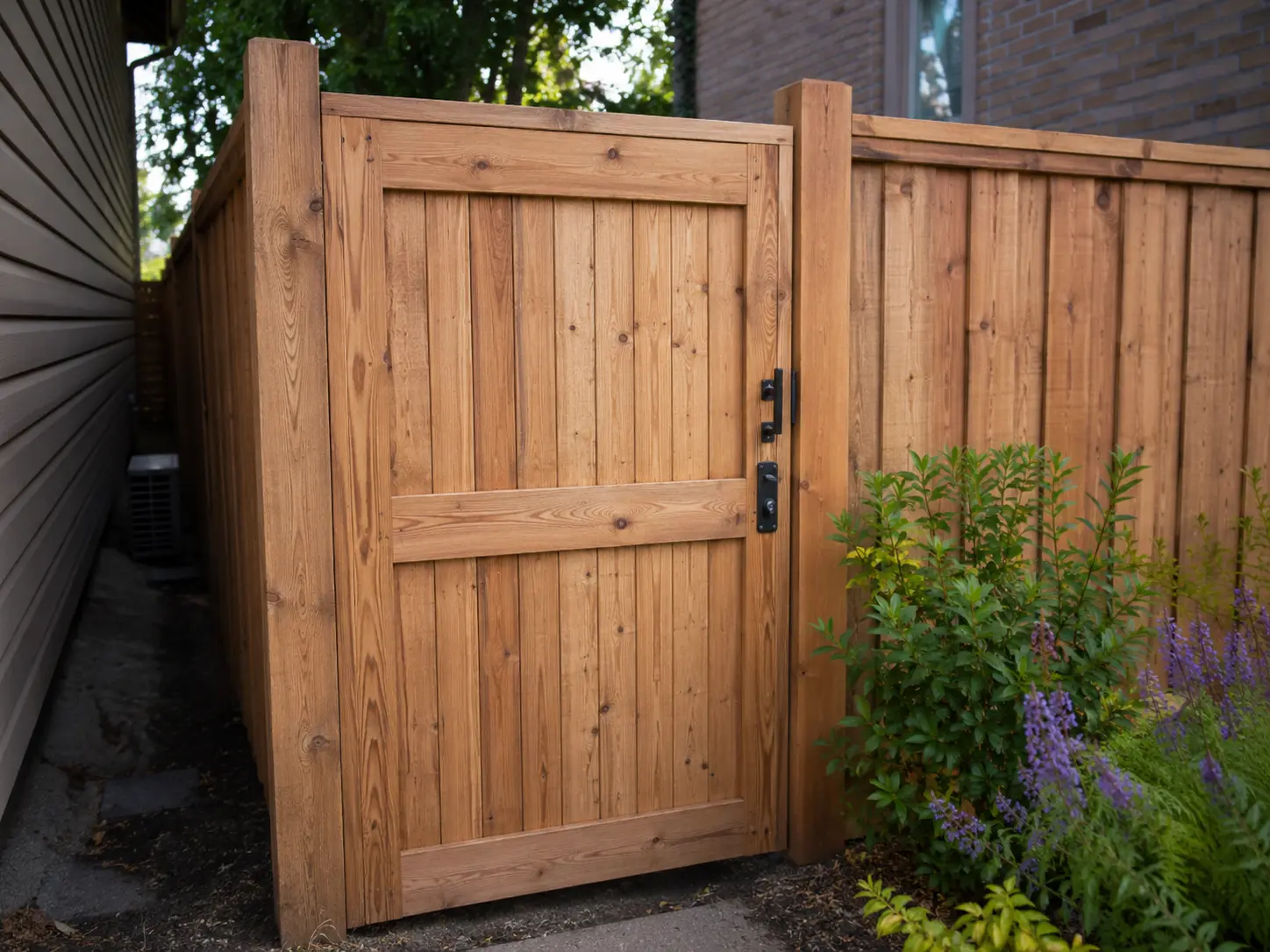 Gate Post Replacement & Re-Hang — Manhattan Beach, CA